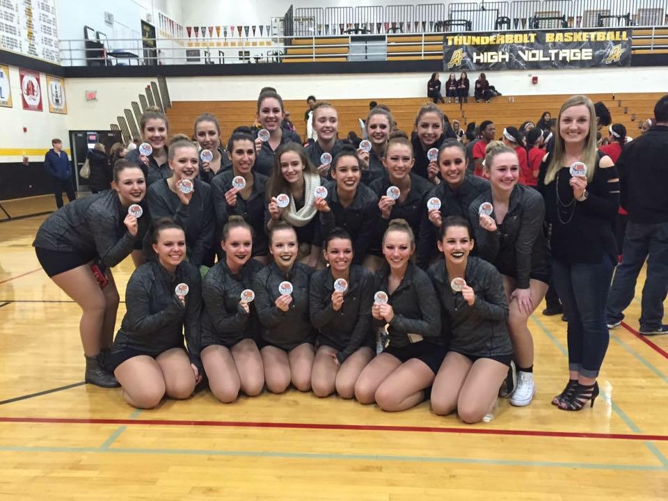 Lemont Varsity Dance beam with pride after their state qualification effort